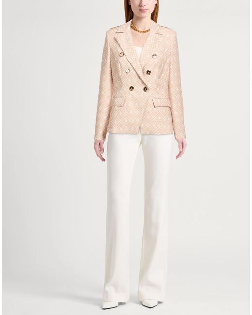 Relish Natural Blazer Polyester, Elastane