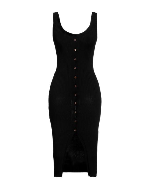 Akep Black Midi Dress