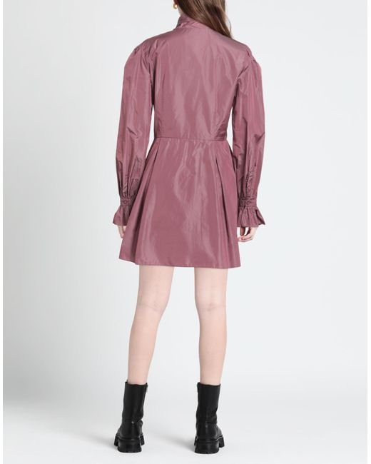 Alberta Ferretti Purple Mini Dress