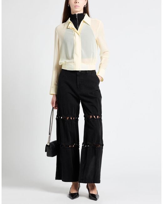 Pantalon En Jean Sea en coloris Black