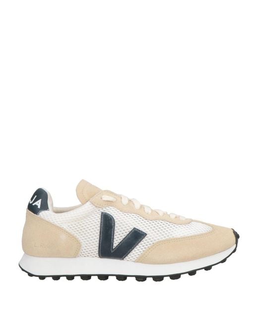 Veja White Rio Branco Light Aircell Sneakers Leather, Textile Fibers