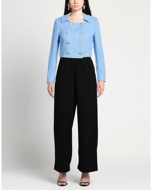 Tagliatore 0205 Blue Jacket Viscose, Cotton, Acrylic, Polyamide, Elastane