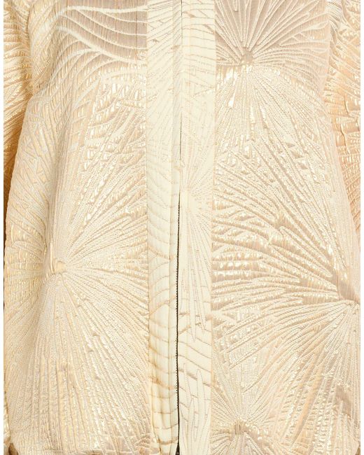 Forte_forte Natural Jacket Polyamide, Polyester, Cotton, Metallic Polyester