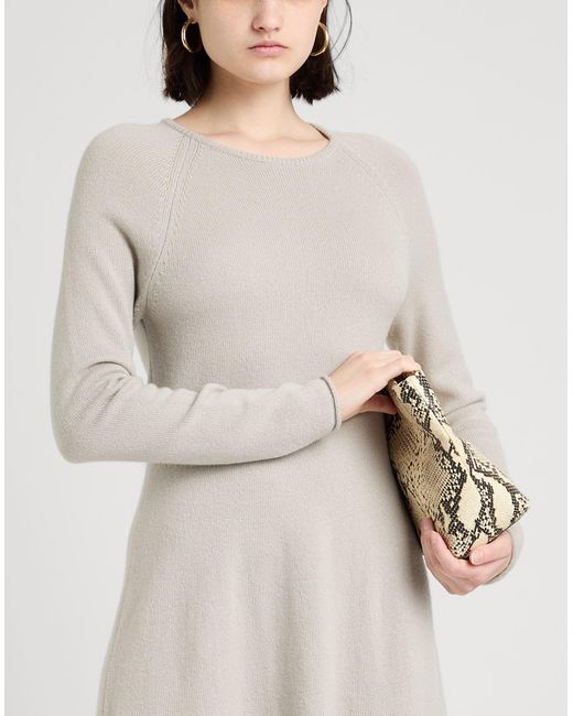 Lisa Yang Gray Mini-Kleid
