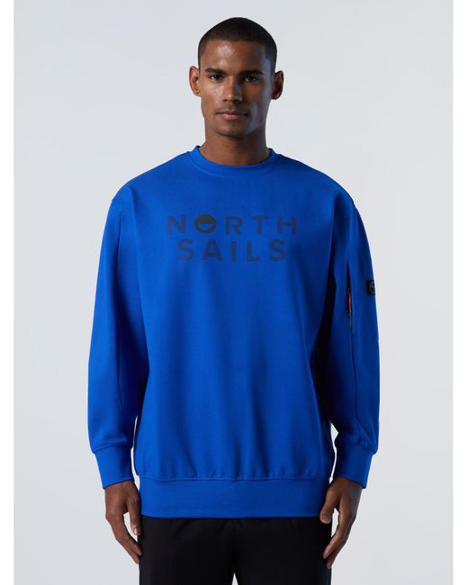 North Sails Sweatshirt in Blue für Herren