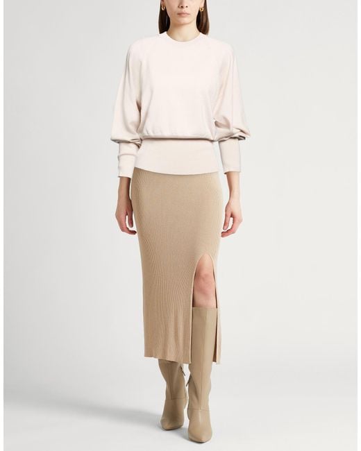 Pullover Jucca de color Natural