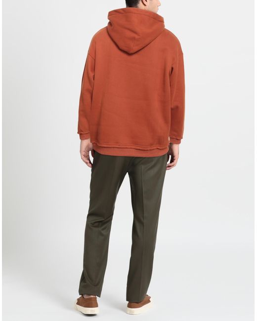 UNTITLED ARTWORKS Orange Sweatshirt for men