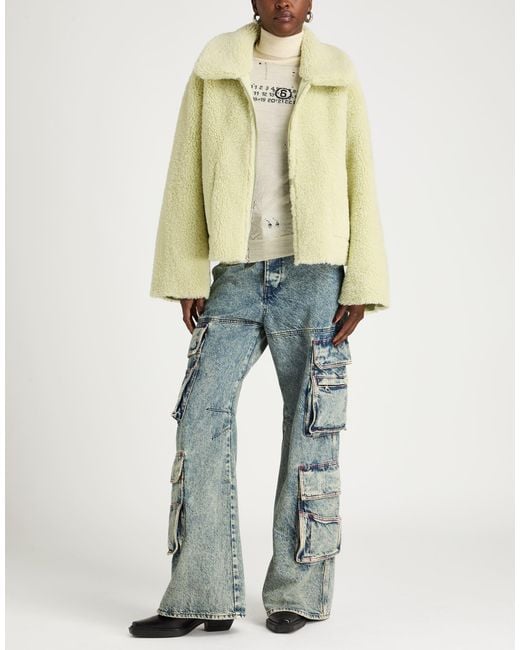 Jakke Metallic Shearling & Teddy