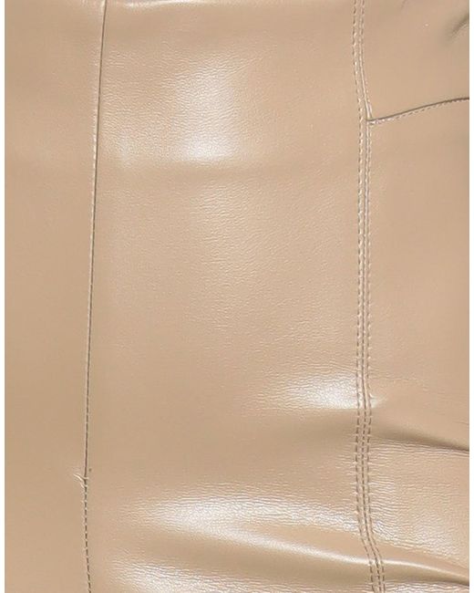 CROCHÈ Natural Camel Pants Polyester