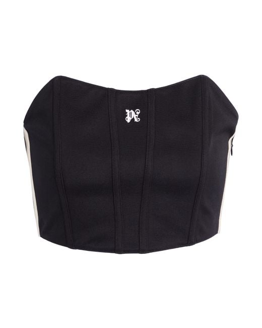 Palm Angels Blue Top Acetate, Polyamide, Elastane