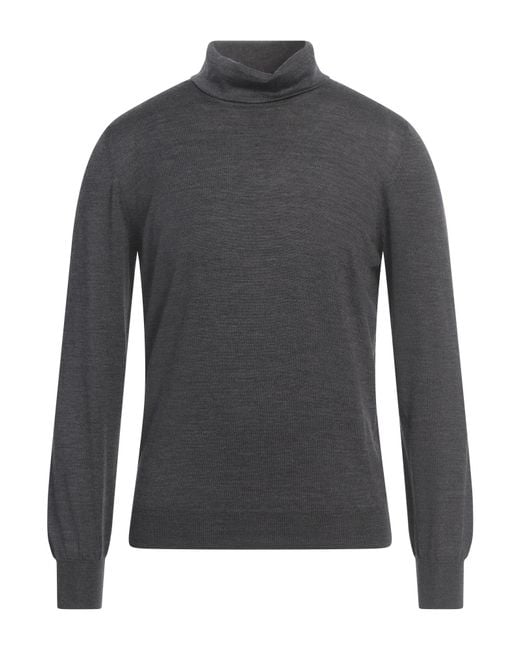 Lardini Gray Turtleneck for men