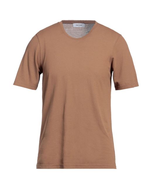 Gran Sasso Brown T-shirt for men