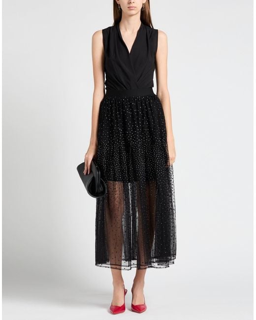 Maje Black Maxi Skirt