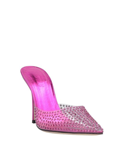 Paris Texas Pink Mules & Clogs