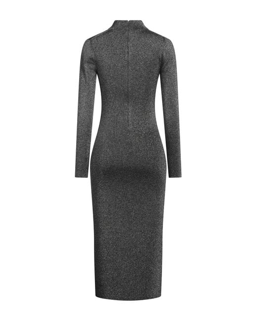 MICHAEL Michael Kors Black Midi-Kleid