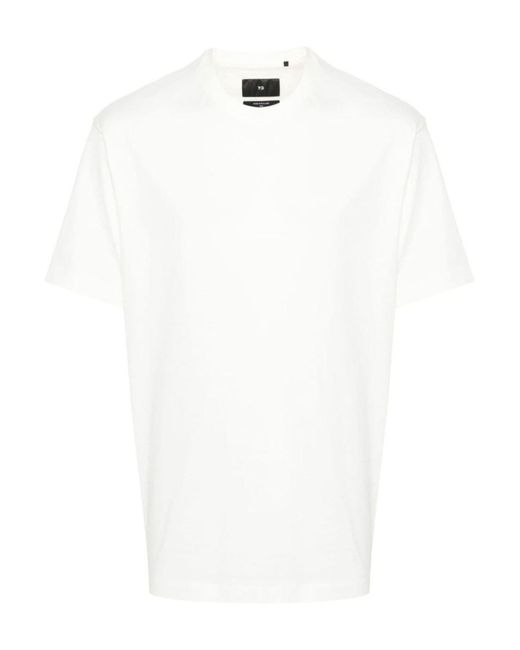 T-shirt di Y-3 in White da Uomo