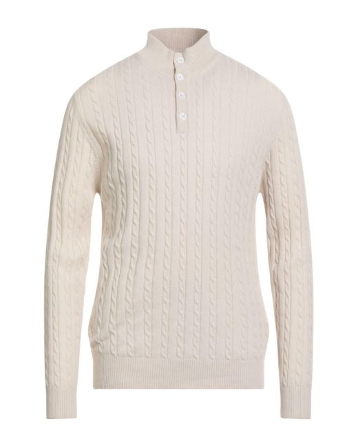 Luigi Borrelli Napoli Rollkragenpullover in White für Herren