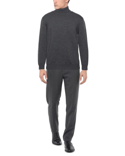 Alpha Studio Blue Turtleneck for men