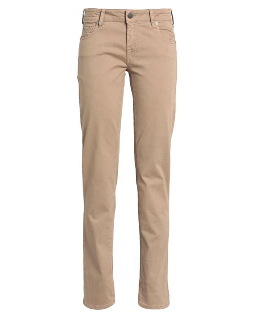 Jacob Cohen Natural Pants Cotton, Elastane