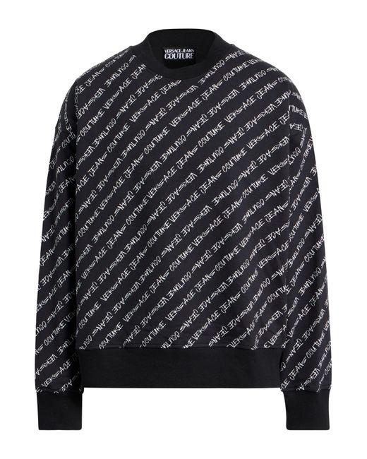 Versace Jeans Couture Black Sweatshirt for men