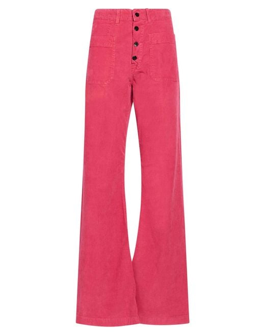 Department 5 Pink Pants Cotton, Elastane