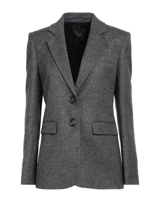 Pinko Black Blazer Viscose, Wool, Polyester, Elastane
