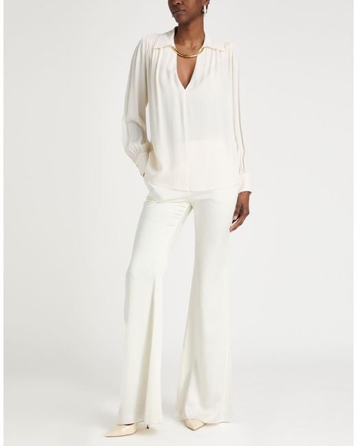 Elisabetta Franchi White Top Viscose