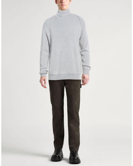 Eleventy Gray Light Turtleneck Wool for men