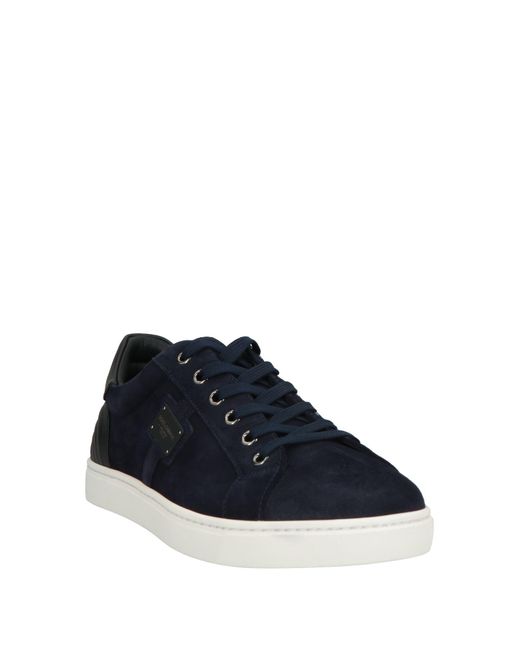 Dolce & Gabbana Blue Midnight Sneakers Soft Leather for men