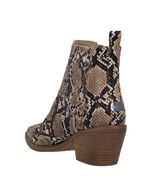 guess brown booties