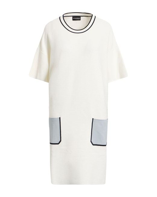 Emporio Armani White Mini Dress