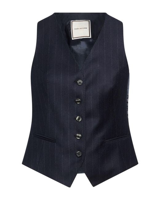 Tagliatore 0205 Blue Waistcoat