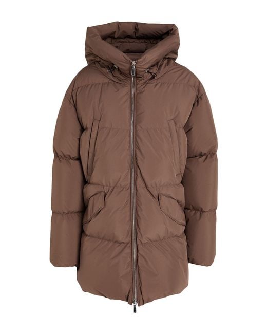 Moorer Brown Puffer Polyester