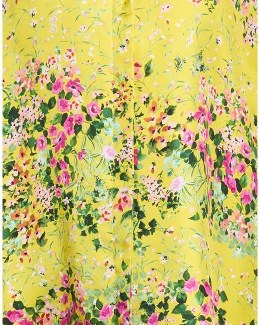 Max Mara Yellow Shirt Silk