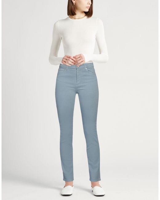 Kiton Blue Pants Cotton, Elastane