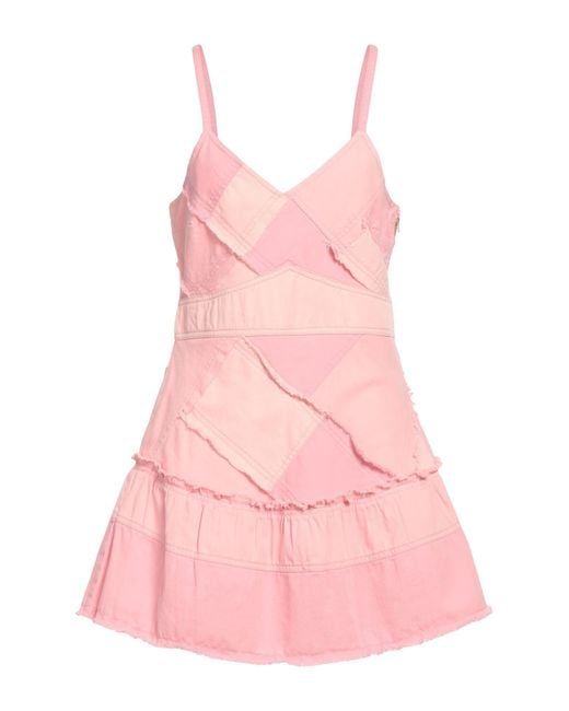 LoveShackFancy Pink Mini-Kleid