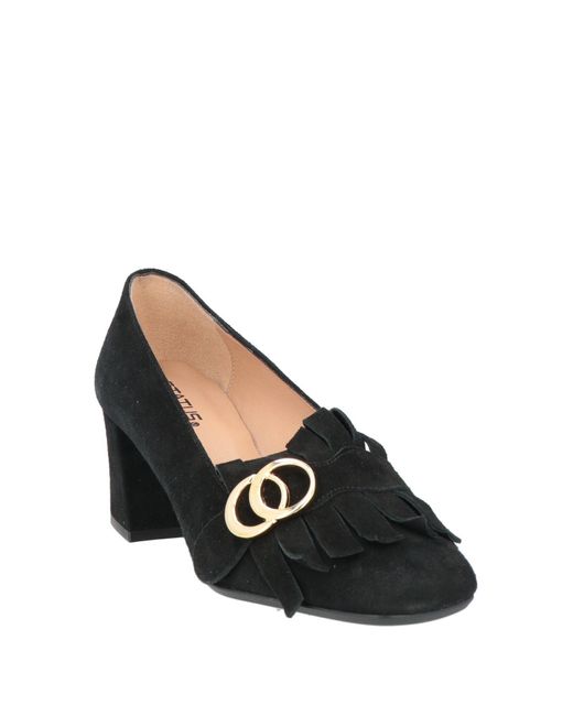 Status Black Loafers Leather