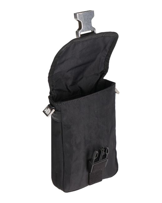 Palm Angels Black Cross-Body Bag Polyamide, Calfskin for men