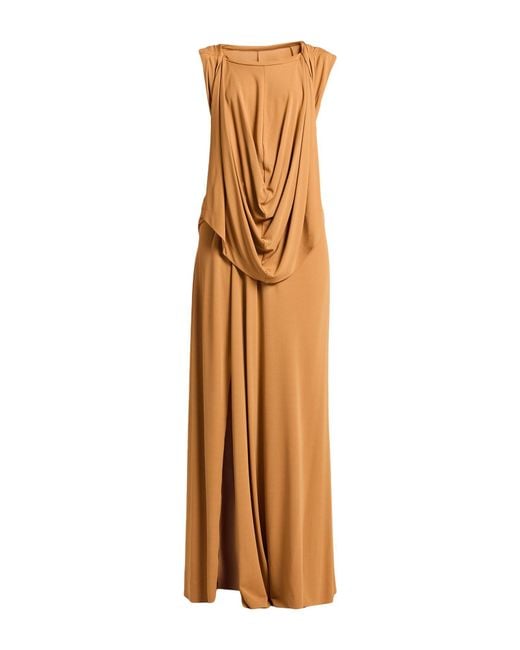 Alberta Ferretti Metallic Maxi Dress