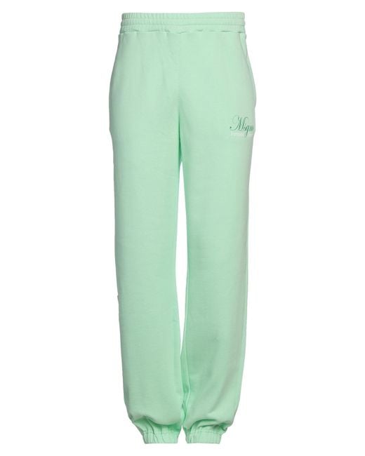 MSGM Green Trouser for men