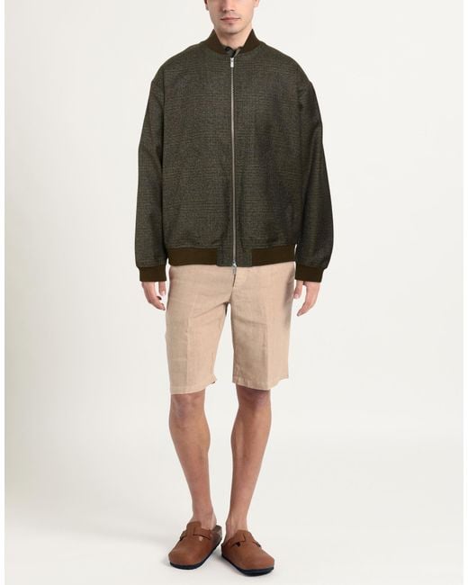 Barena Green Dark Jacket Virgin Wool for men
