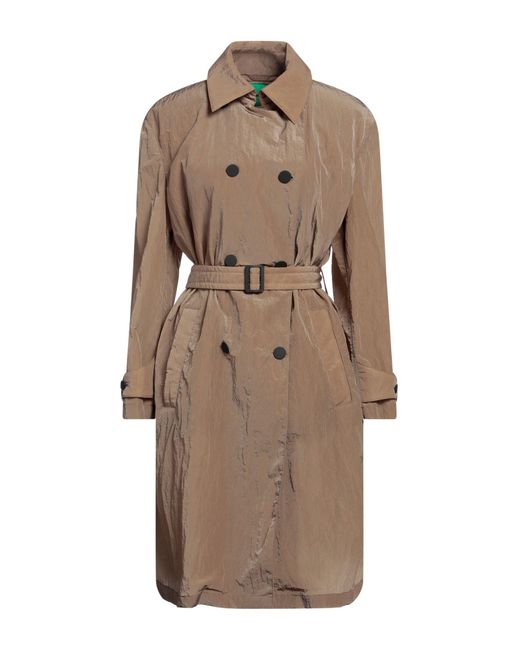 Emporio Armani Brown Overcoat & Trench Coat