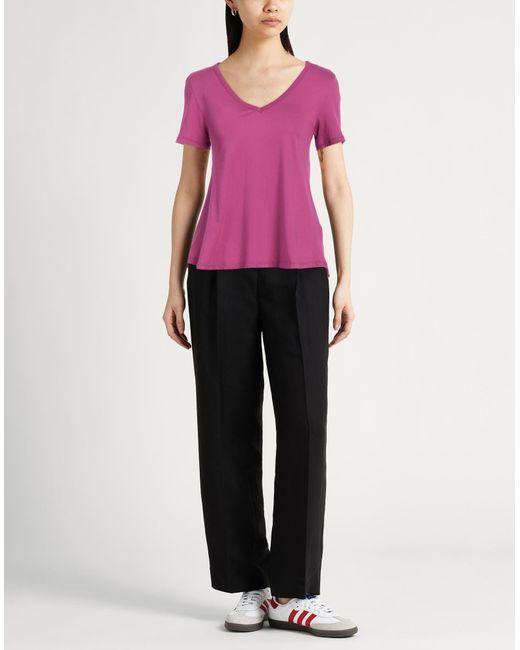 Majestic Filatures Pink T-Shirt Organic Cotton