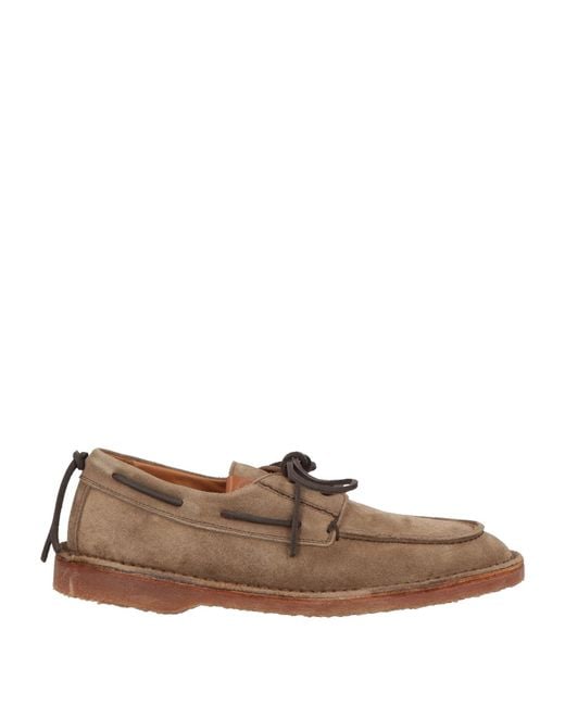 Buttero Brown Taupe Loafers Leather for men