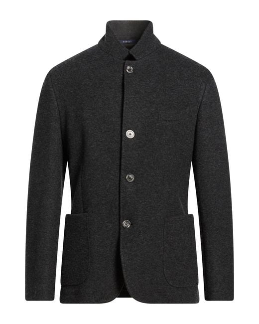 Fedeli Black Blazer for men