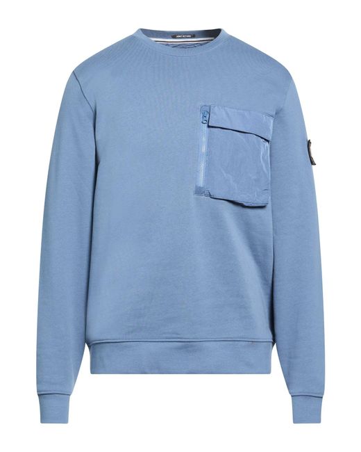 Weekend Offender Blue Sweatshirt Cotton for men