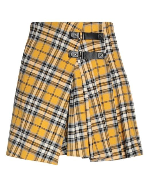 Maje Yellow Mini Skirt