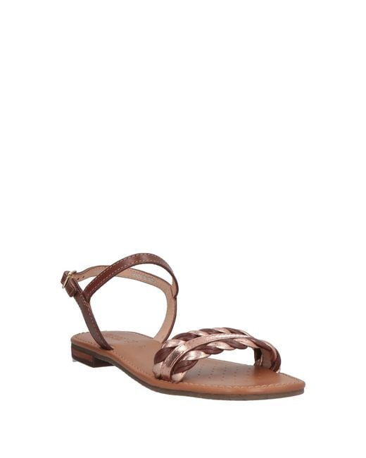Geox Brown Sandals Leather