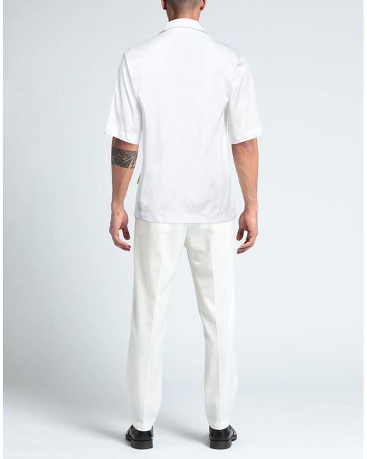 Camisa Barrow de hombre de color White
