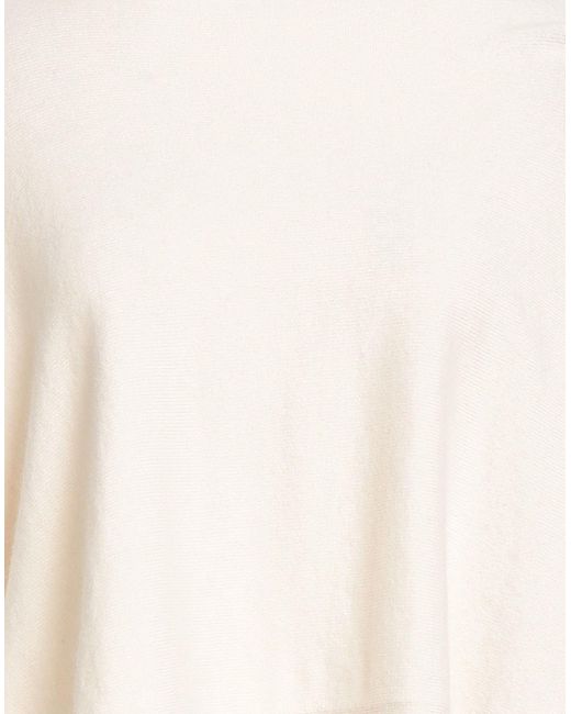 Antonelli Natural Turtleneck Virgin Wool, Silk, Cashmere